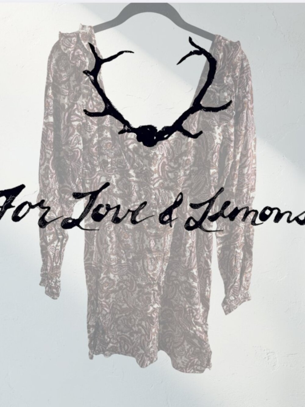 sM | Paisley Mini Dress | For Love & Lemons